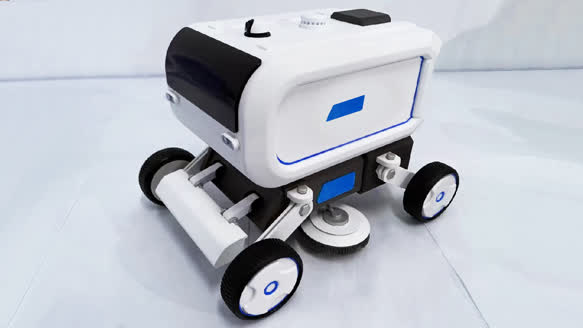 3D Printed Garbage Truck Model