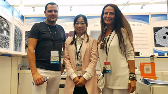 Meeting Clients at Exhibition