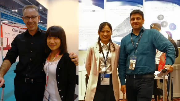 Meeting Clients at Exhibition