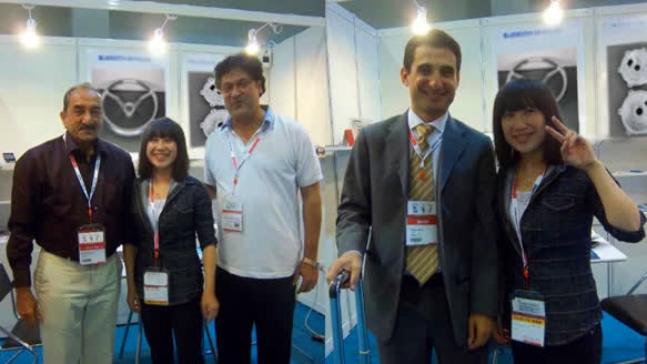 Meeting Clients at Exhibition